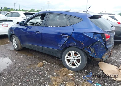 2010 Hyundai Tucson Gls from USA, damaged, VIN KM8JUCAC4AU081853